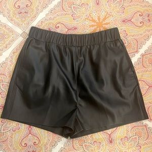 BLANKNYC Revolve Faux Leather Short